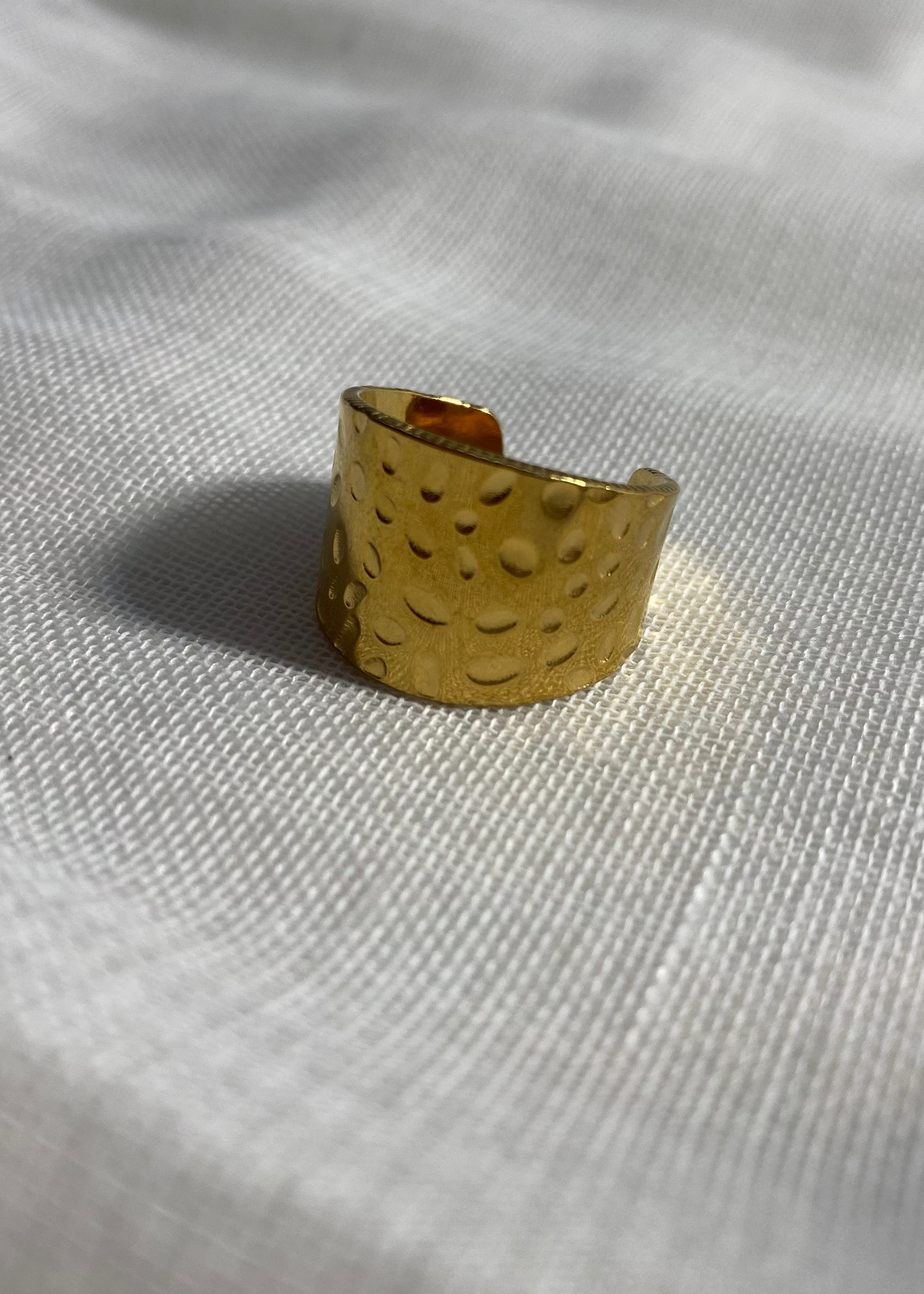 Anillo machacado