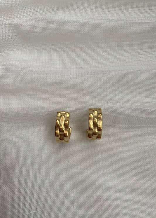 Pendientes aros cuadrados
