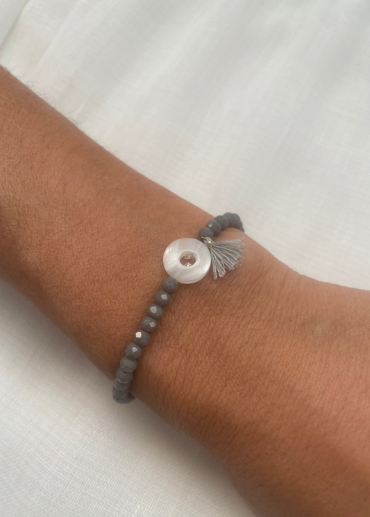 Pulsera aro nácar