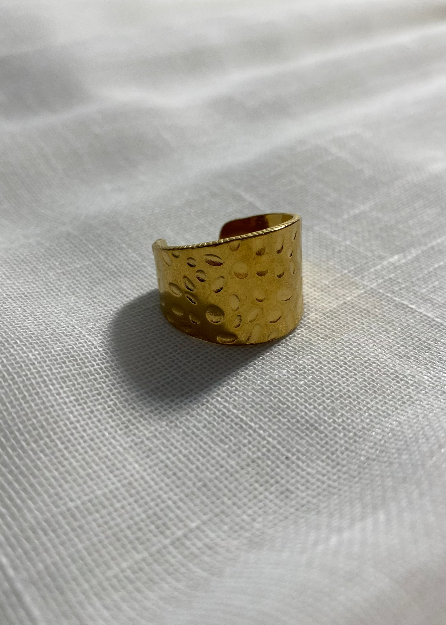 Anillo machacado