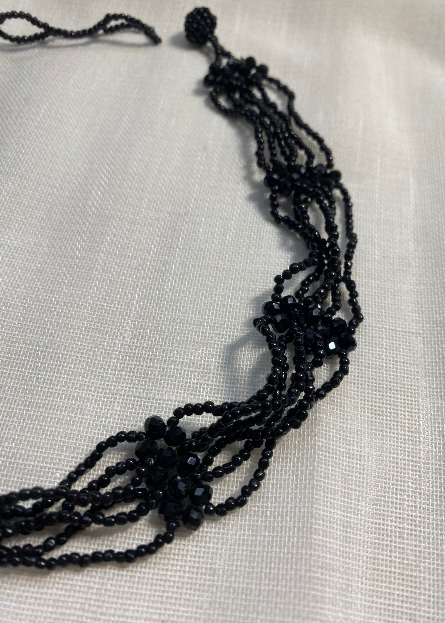 Choker bolitas cristal